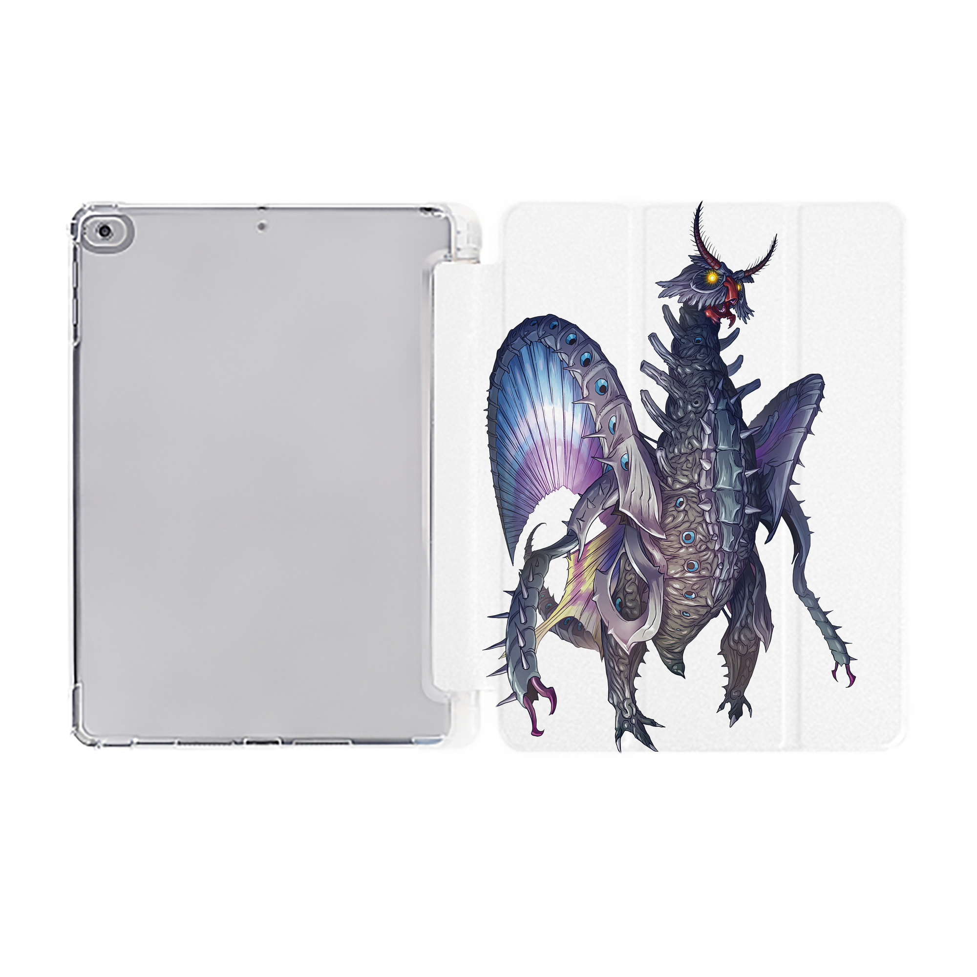 （画像用） ウルトラマン Ultraman IPad ケース ペン収納付き 三つ折りスタンド PUレザー×シリコン 対応機種9.5/10.5/10.9インチ